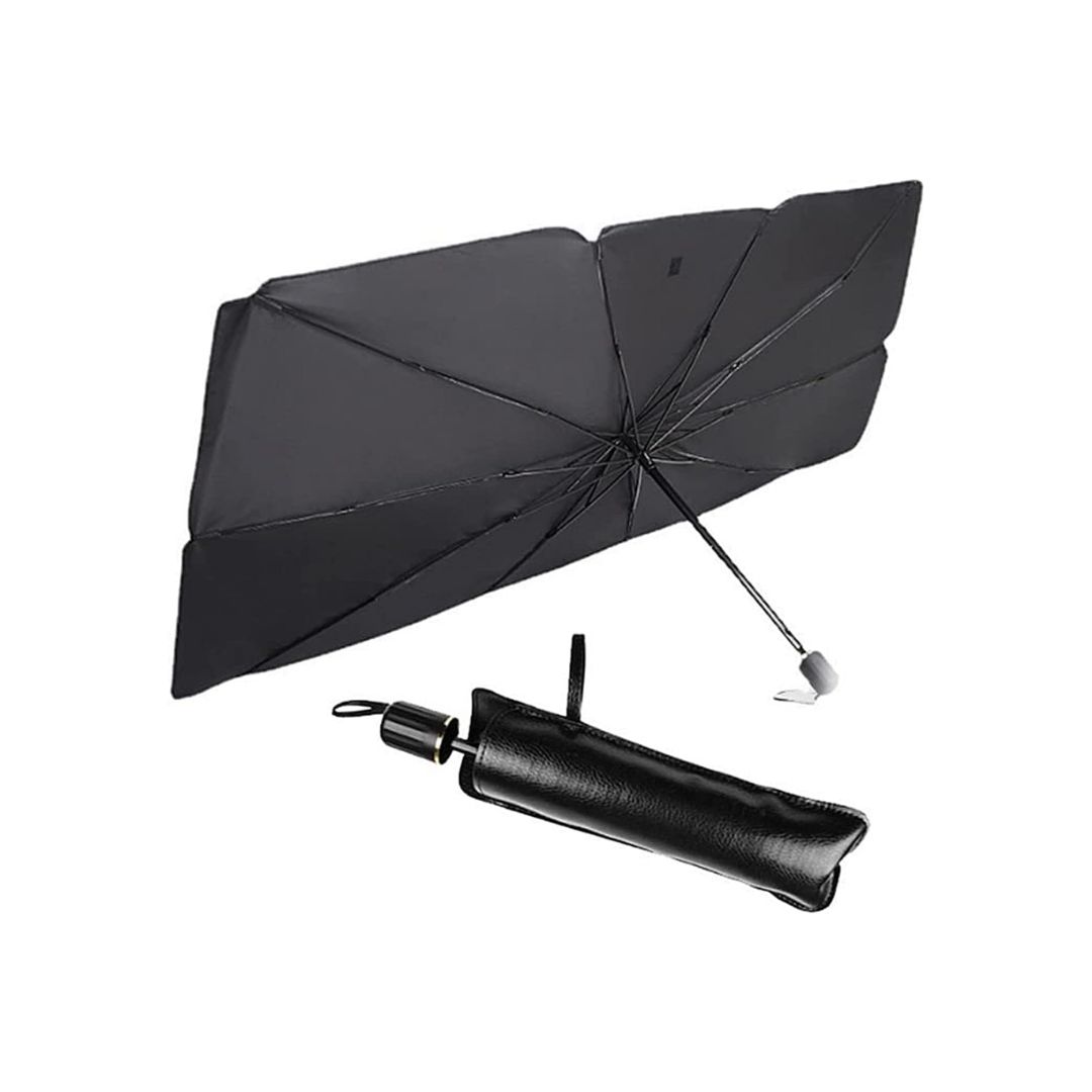Car Windshield Sun Shade Foldable car Sun Umbrella,Blocks UV Rays Sun Visor for car[48 25.6 inches (122 * 65 cm)] Fit Most Vehicle